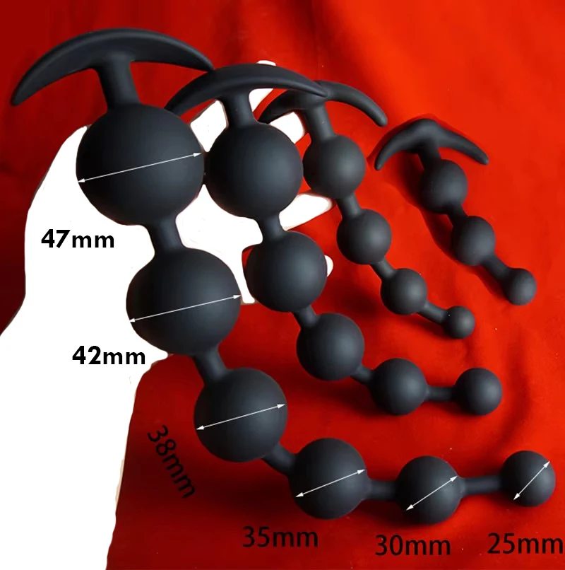 Silicone Anal Beads Dilator,Big Annals Balls,Long Ass Anus But Butt Plug,Analplug Buttplug Butplug,Analsex Prostate Sex Toys - Image 6