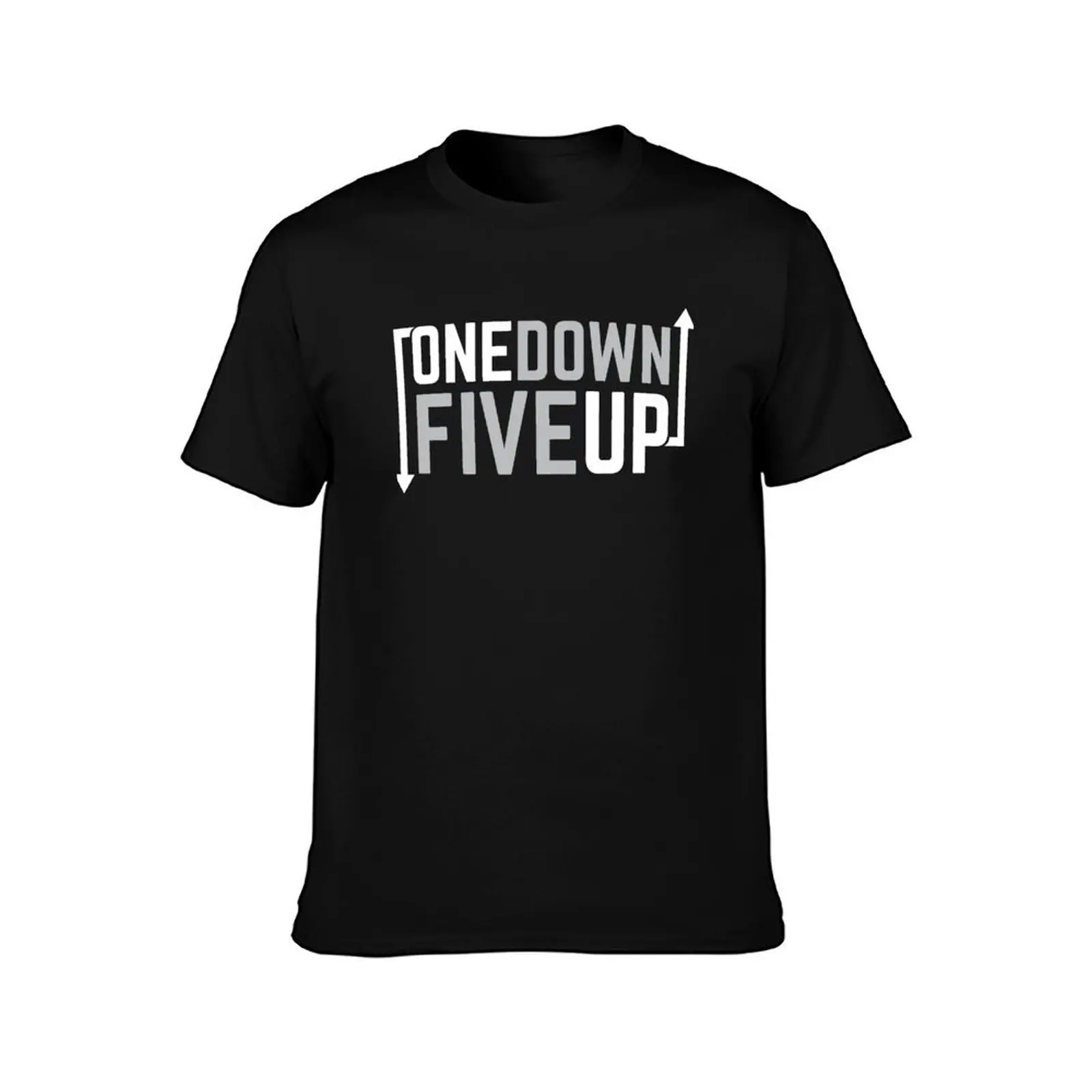Motorcycle One Down Five Up Gear Shifter T-Shirt All Match Print Short Sleeve Top