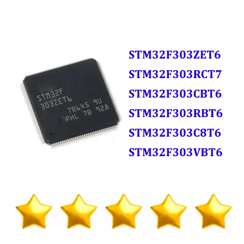 STM32F303ZET6 STM32F303RCT7 STM32F303CBT6 STM32F303RBT6 STM32F303C8T6 STM32F303VBT6