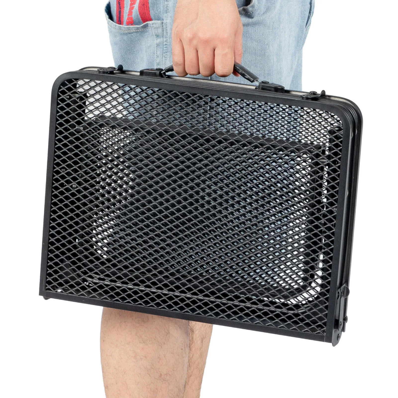 3 Ft Draagbare Picknicktafel Met Vleugelpanelen