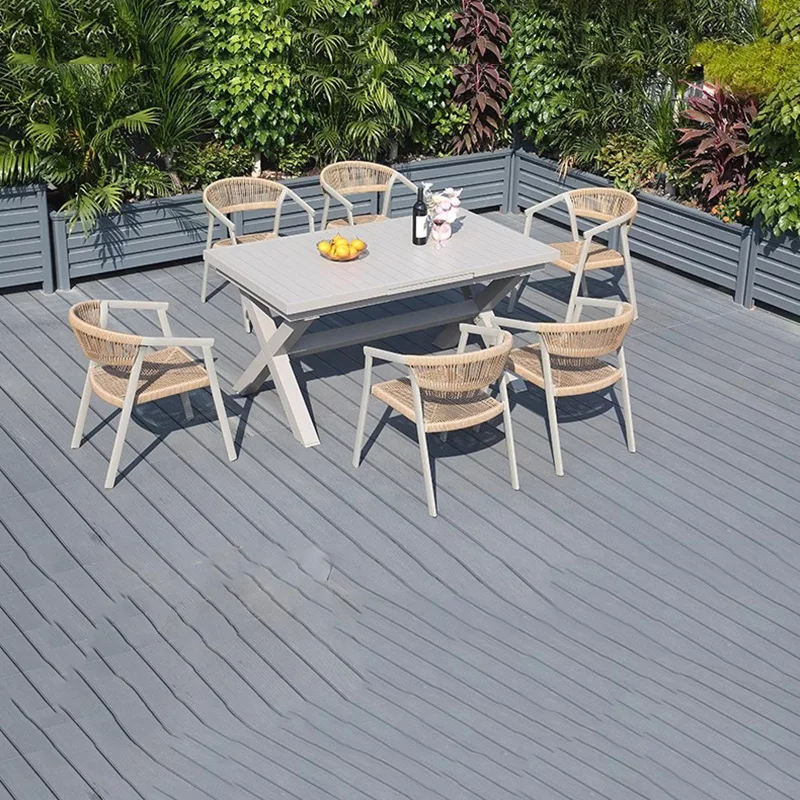 ^Mobile Coffee Garden Furniture Sets Outdoor Study Side Chairs Table Luxury Balcony Gaming Camping Picnic Mesa Home Furniture