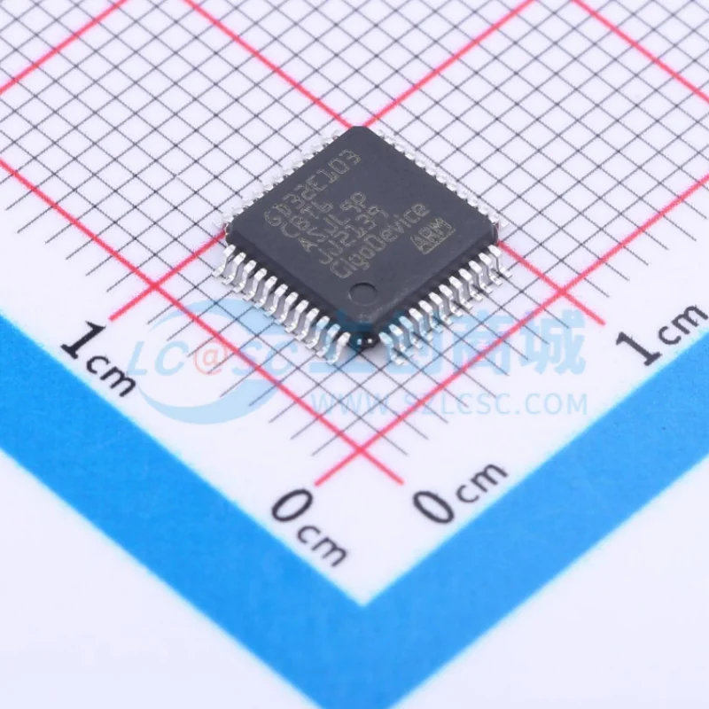 1 PCS/LOTE GD32E103CBT6 GD32E103 LQFP-48 100% New and Original IC chip integrated circuit