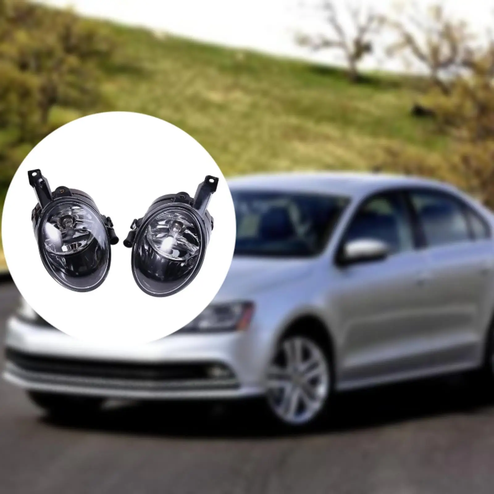 

1 Pair Fog Lights Lamps Assembly Replacing for Golf Cabriolet 2012-2014