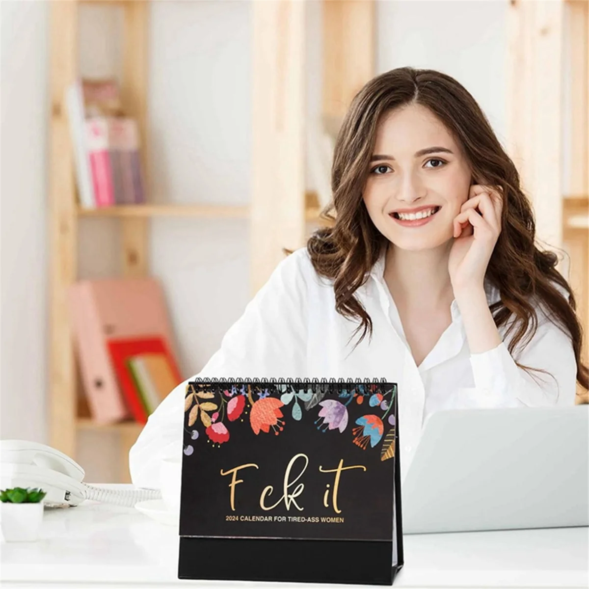 Gfc-Desk Calendar 2024 Calendar for Tired-Ass Women Fu-Ck It 2024 Calendar Sweary Calendar Planner A