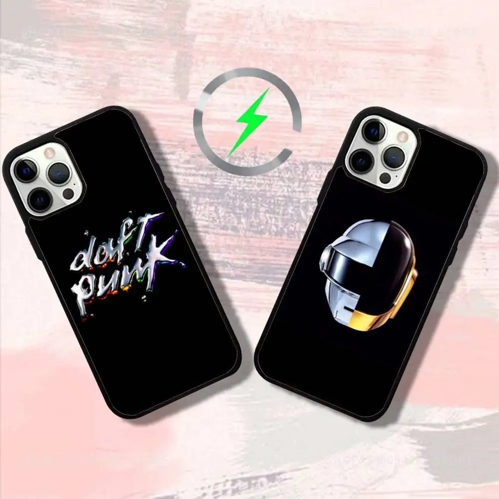 

D-Dafts Band P-Punks Phone Case For iPhone 16,15,14,13,12,11,Pro,Max,Plus,Mini,SE4,E Magnetic Magsafe Wireless Charging