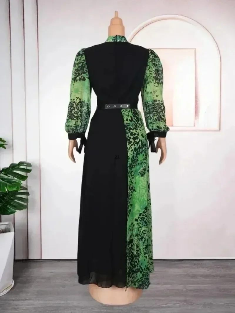 Vestidos africanos elegantes para mujer, moda de verano 2025, vestido largo de manga larga para fiesta de boda, vestido de noche de talla grande, ropa para mujer