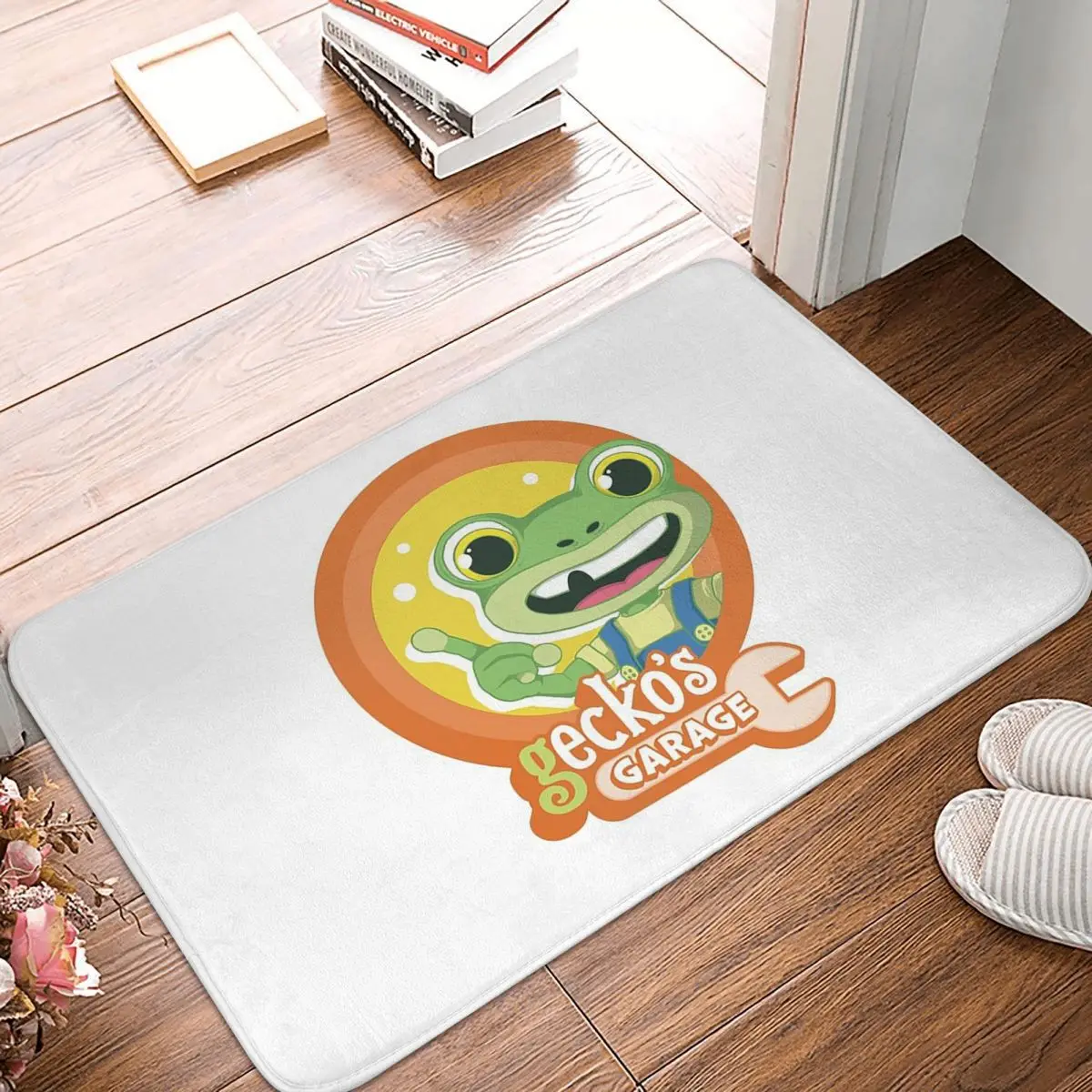 Geckos Garage Kids Toon Anti-slip Doormat Floor Mat Durable Carpet Rug for Kitchen Entrance Home Balcony Footpad Mats