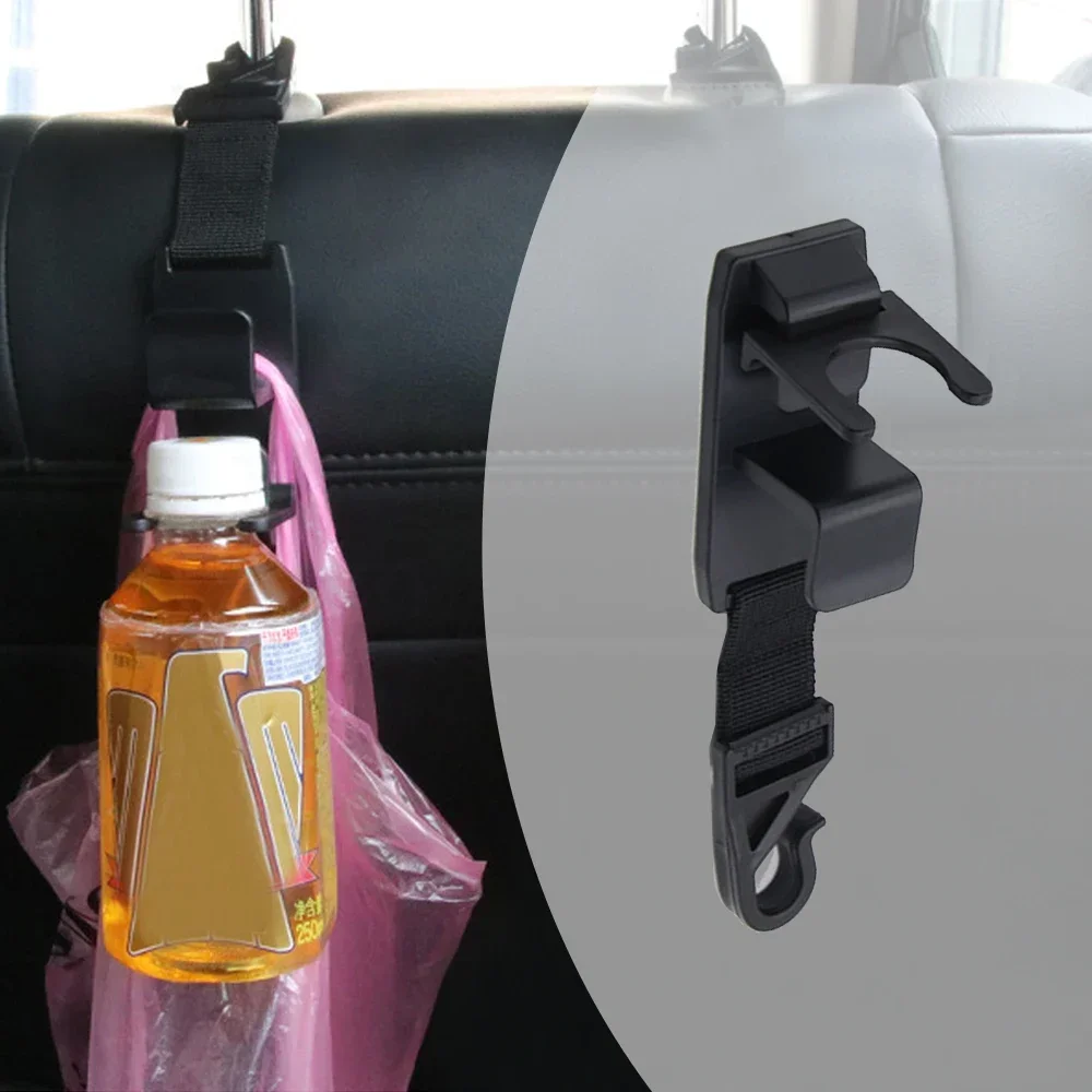 

Auto Interior Accessories Car Universal Multi-functional Seat Hook Car Headrest Holder Bottle Bag Clip Storage Organizer