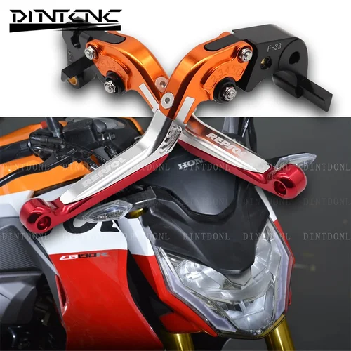 Imagen 2 del producto Palanca de embrague de freno para motocicleta HONDA CB190R CB190X CBF190 CBR150R CBR250R CBR250RR 2019 2020 plegable extensible CB CBR REPSOL