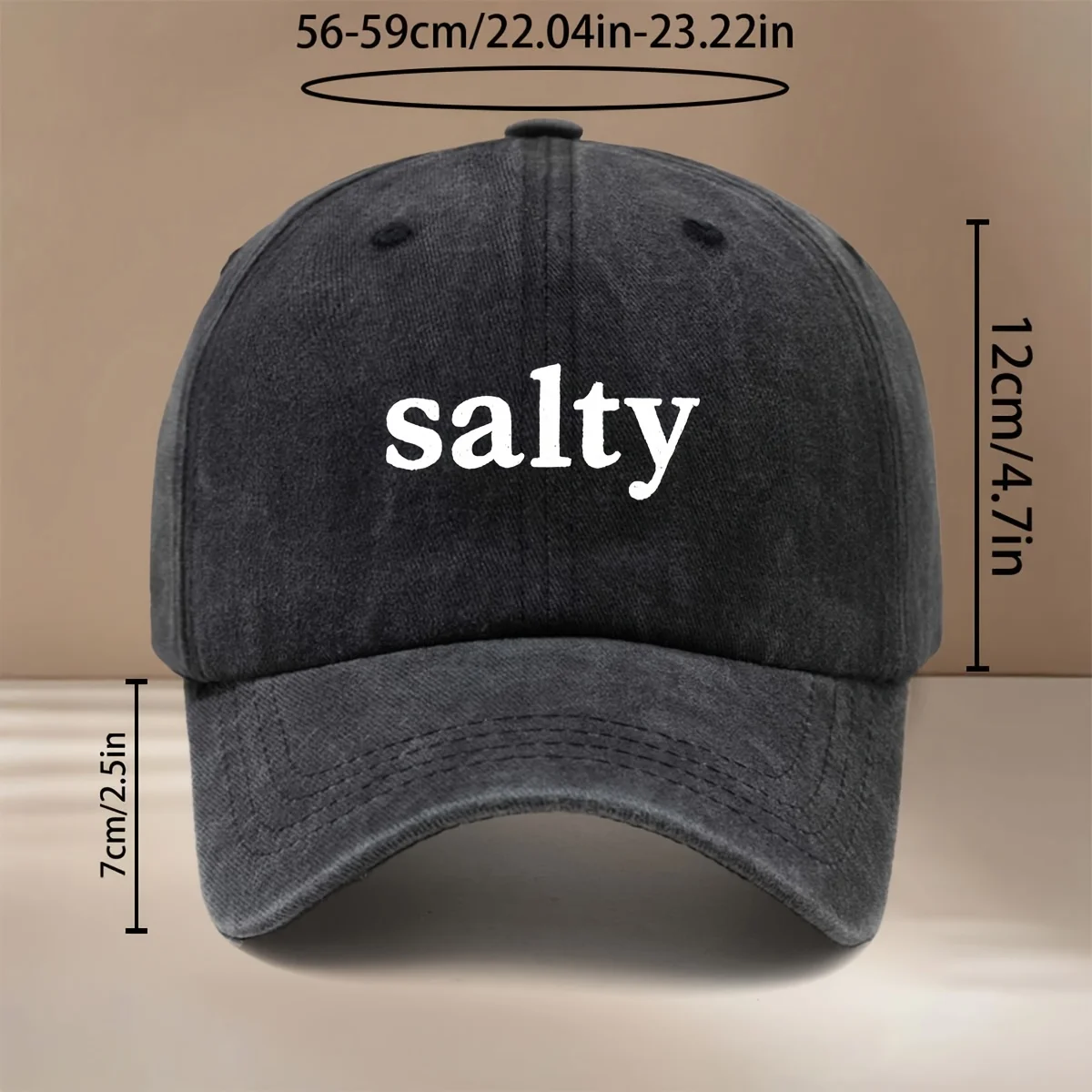 This Is a Baseball Cap with a 