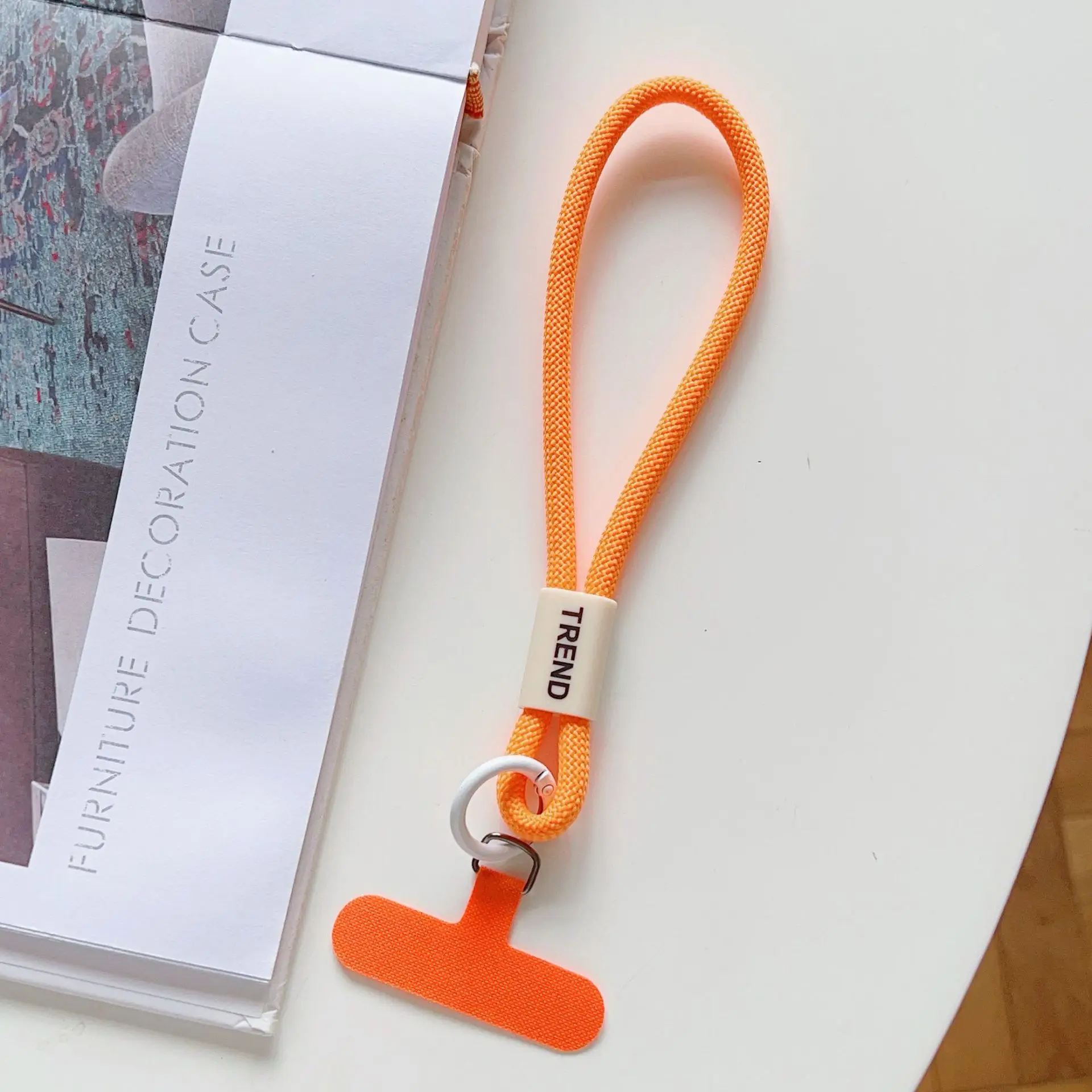 قابل للتعديل الهاتف شريط للرسغ سلسلة أزياء بسيطة لون الحلوى الهاتف المحمول الحبل العالمي لمكافحة خسر المفاتيح حزام الهاتف المحمول