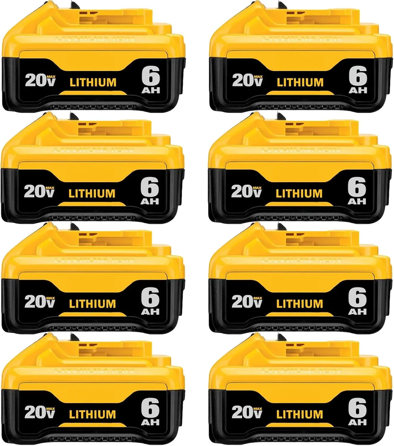 

Ah Replacement for DEWALT 20V Battery Max X*R Lithium ION DCB200 DCB204 DCB206 DCB201 DCB203 DCB181 DCB180