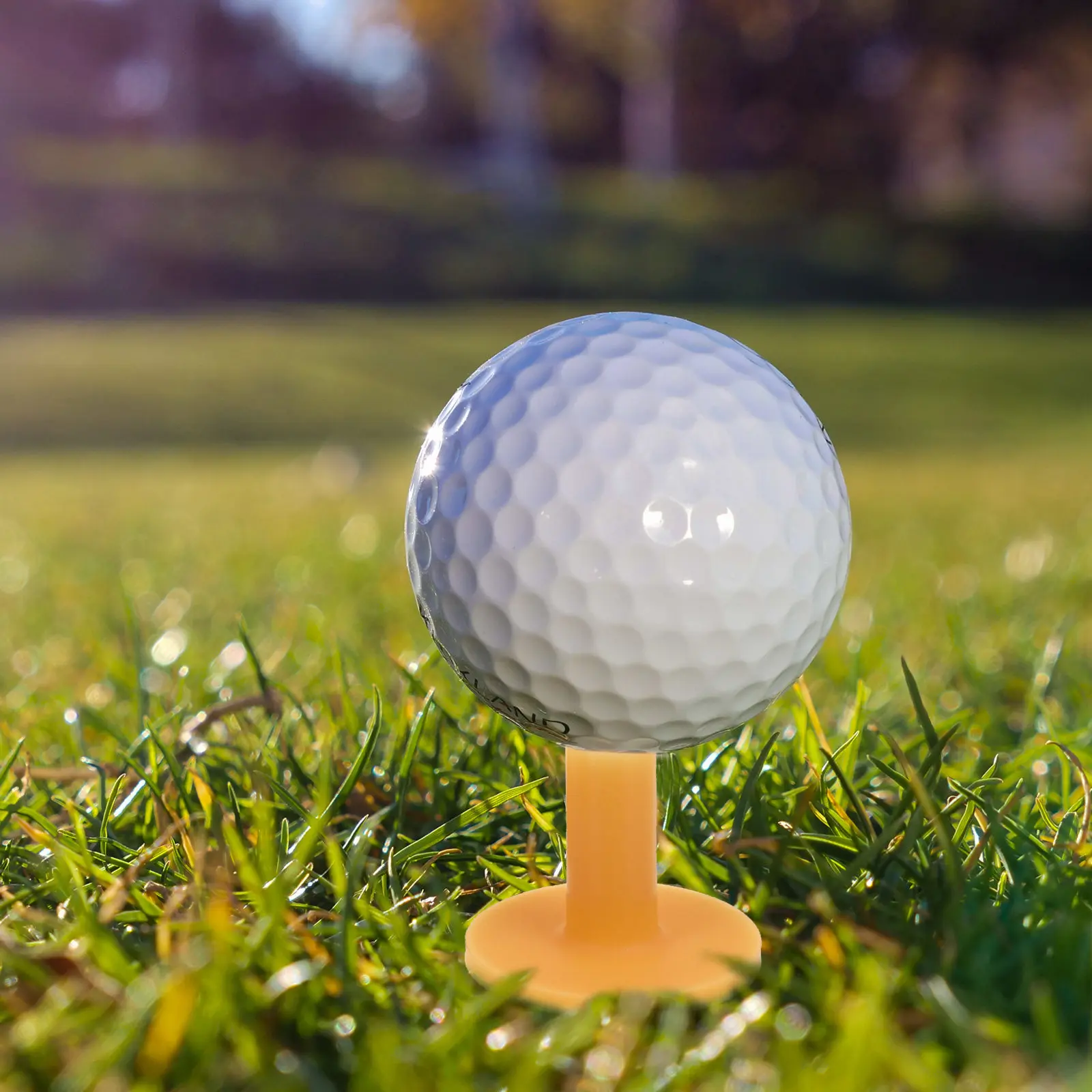 

4Pcs Golf Tees Oversize Head Wear-Resistant Flexible Ball Holders Improve Shot Distance Reduce Club Impact Resistance