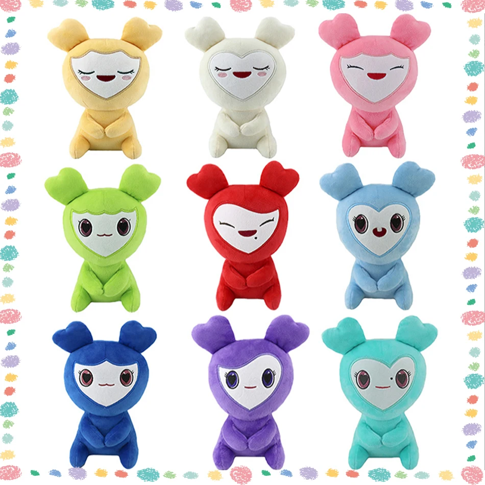 25 センチメートル 9 ピース/ロットぬいぐるみ韓国スーパースターぬいぐるみ漫画動物モモ人形枕ファンのための女の子の誕生日プレゼント