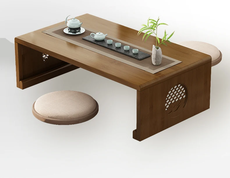 

PQF Tatami Tea Table Kang Table Sitting Low Table Window Sill Small Coffee Table Desk Computer Desk