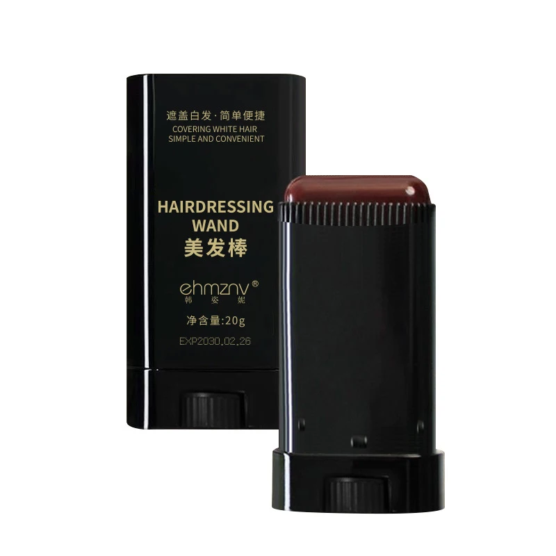 [TW] Haarkleur Stick Voor Mannen Vrouwen Snel Covers Grijs Wit Haar Concealer Instant Covering Dye Applicator - afbeelding 2