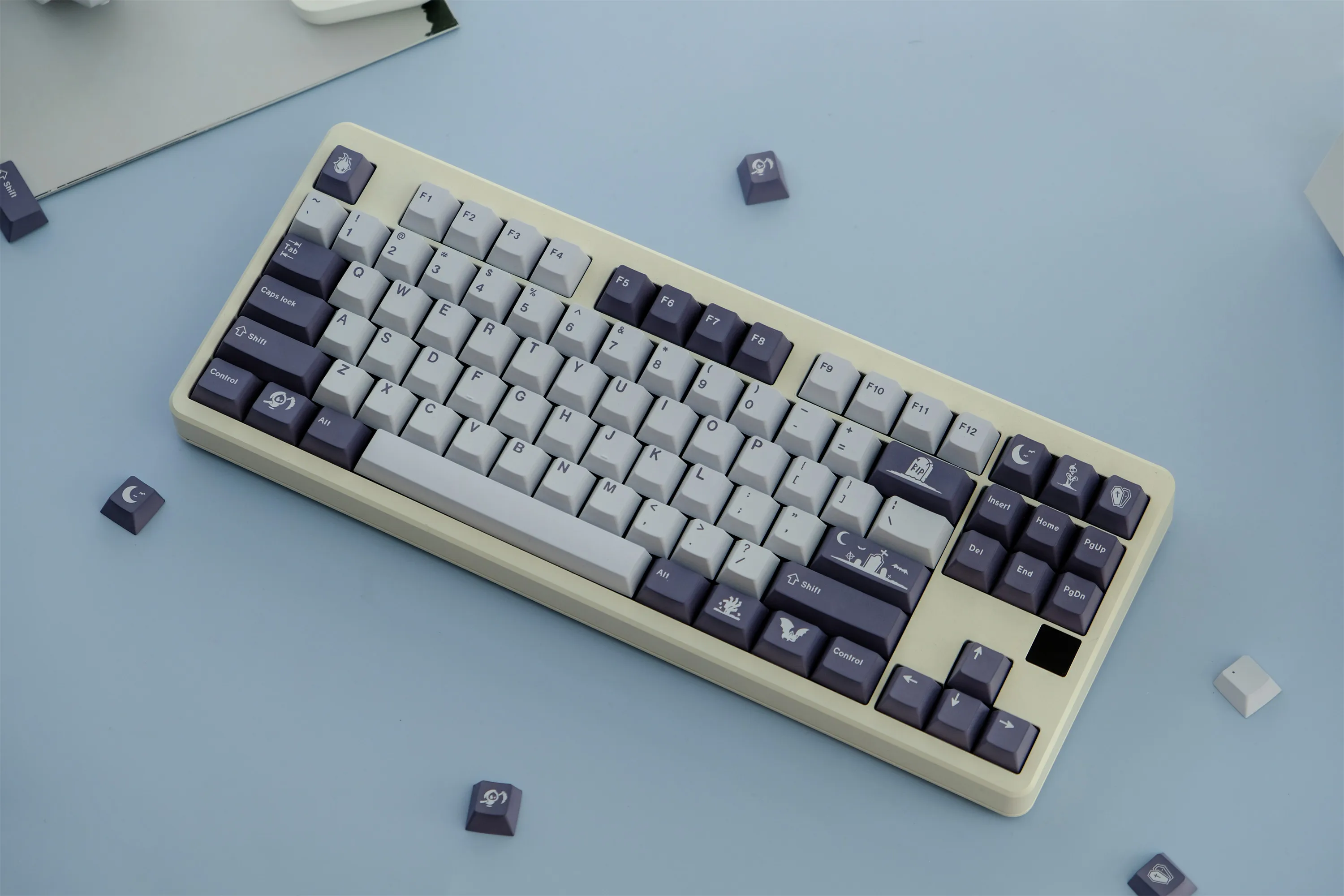 GMK Midnight Keycaps 130 Keys PBT Material Cherry Profile DYE-SUB Keycaps For MX Switch Wooting Mechanical Keyboard Keycaps