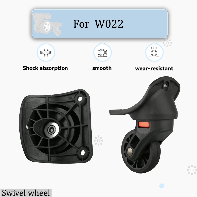 

For W022 Silent Suitcase Castor Wheel Replacement Parts Wear-Resistant Anti-Slip Pressure-Resistant Universal Replacement Parts