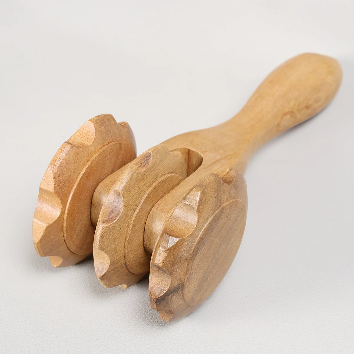 

Premium Wooden Massage Roller for Full Body Relief Deep Tissue Rolling Stick for Neck Shoulders Back Legs High Density Wood