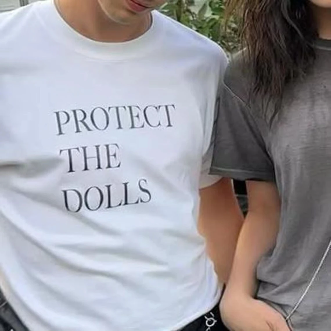 

New Y2K AliExpress Cartoon Men's and Women's Printed Loose T-shirt Personalized and Versatile 2025 American Street Hip-hop Style