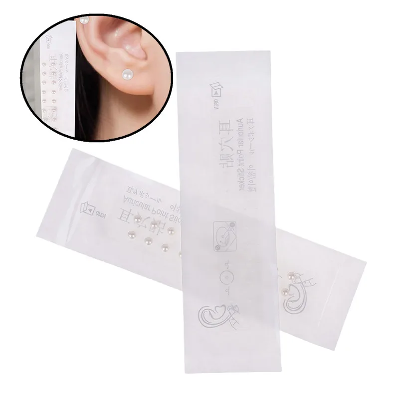 

20/100/200pcs Pearl Ear Care Seed Acupuncture Auricular Disposable Ears Stickers Massage Therapy Needle Patch Earing Care Tools