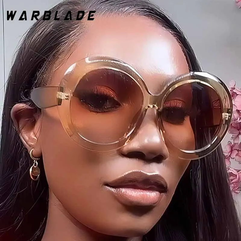 

New Fashion Hipster Oversize Round Sunglasses For Women Popular Brand Designer Sun Glasses Male Travel Driving Shades UV400 Очки