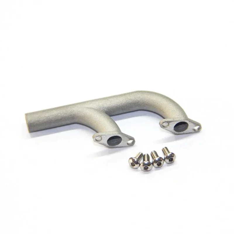 Exhaust Pipe for TOYAN Two Cylinder Engine FS-L200AC /FS-L200W Muffler Pipe Exhaust Chimney with Screw Metal Fittings