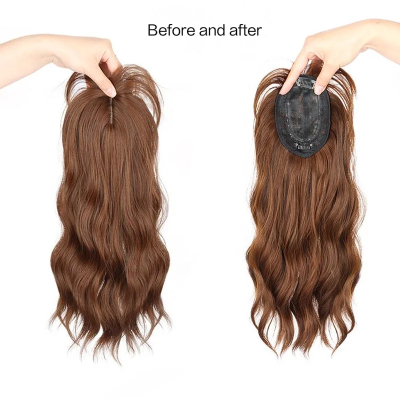 شعر مستعار اصطناعي للسيدات، إضافة شعر مثالية، حية وطبيعية، شعر مستعار طويل مجعد