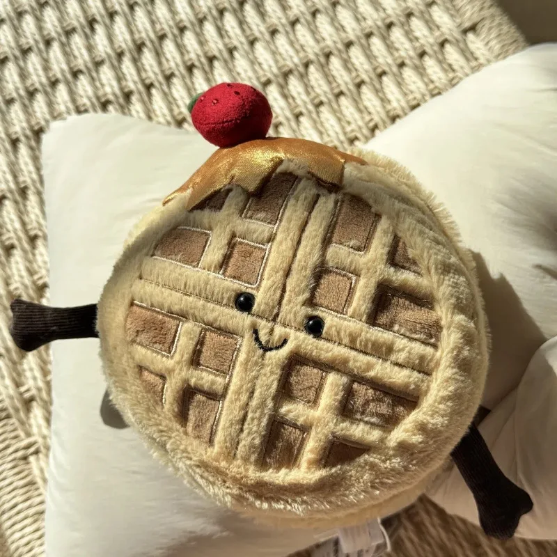 

Успокаивающая вафельная плюшевая игрушка - милая обнимающая подушка, удобная мягкая игрушка для снятия стресса, забавный подарок для всех возрастов