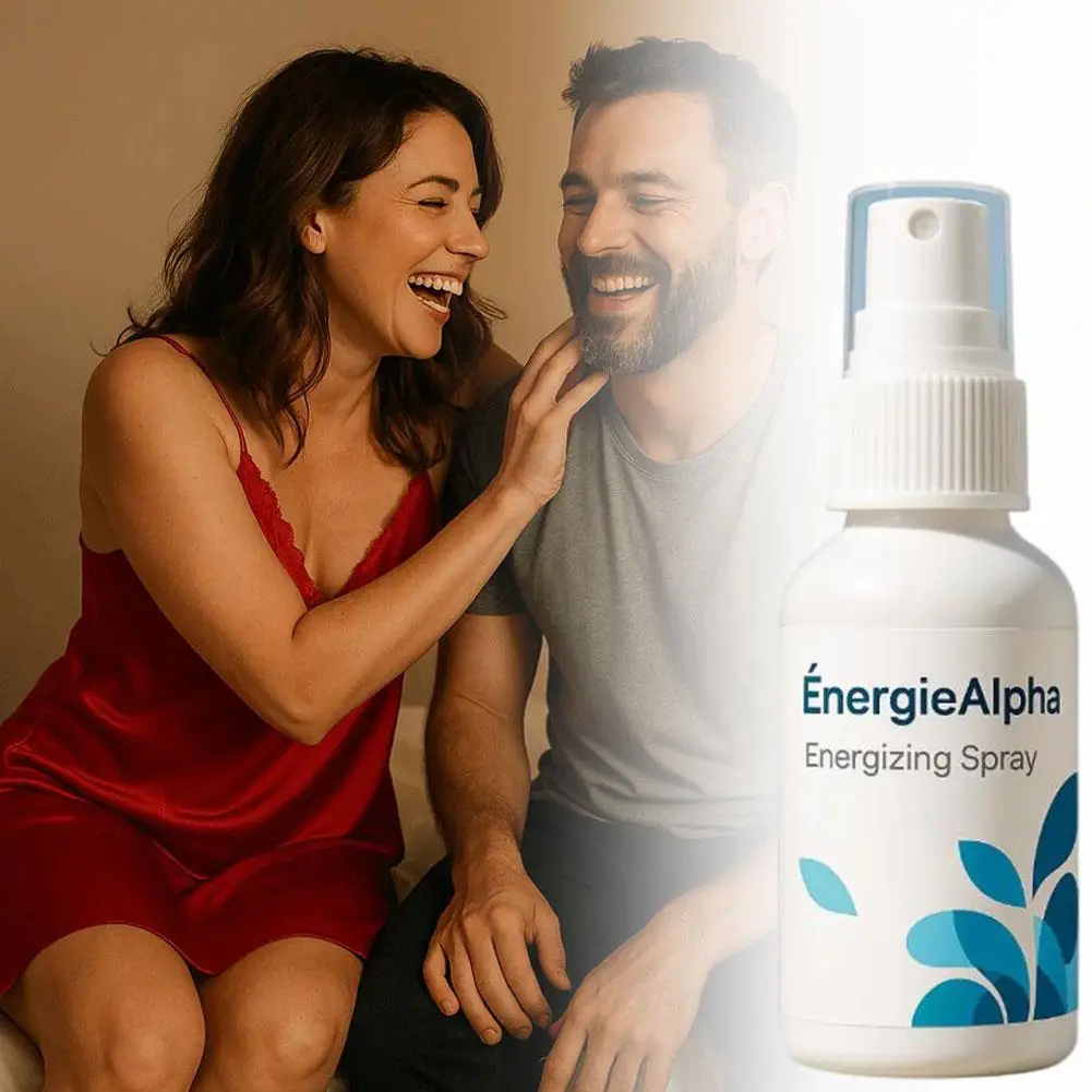 EnergieAlpha Men Energizing Spray Refreshing Body Mist Instant Energy Boost Fatigue Relief Revitalizing Body Care Spray