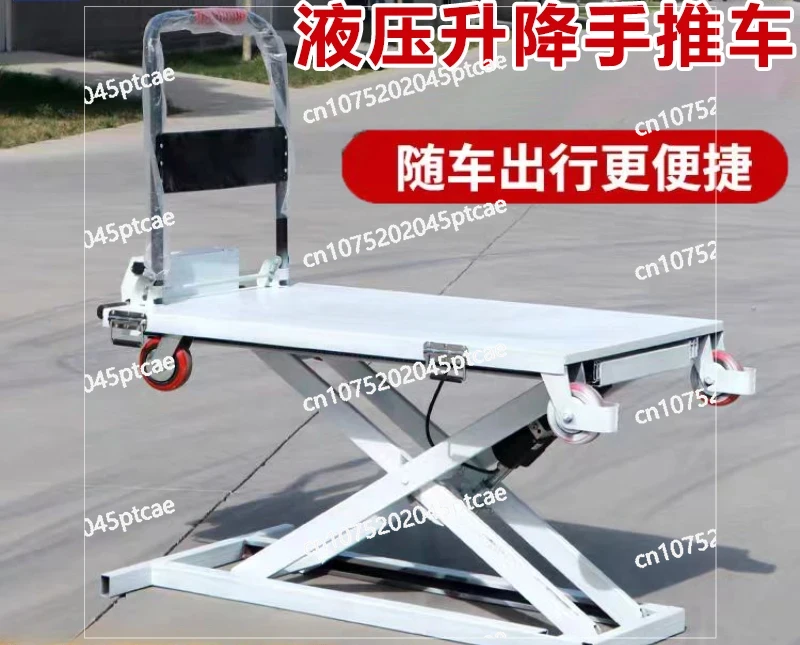 

Lake Cart Electric Flatbed Cart Portable Handling Mobile Small Lifting Flatbed Truck