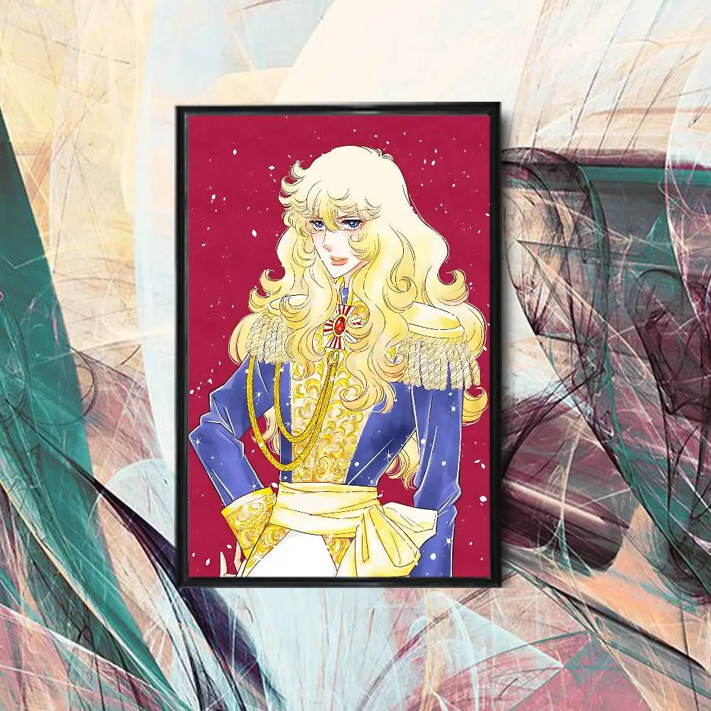 Captain of the Royal Guard Lady Oscar High Quality Dorm Living Room Aesthetic Wall Decoration Painting Poster Stickers Gift