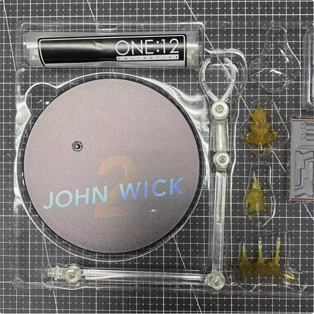 

1/12 Scale Male Soldier Keanu Reeves JOHN WICK Platform Special Effects Piece Model Toy For 6'' Action Figure Body In Stock