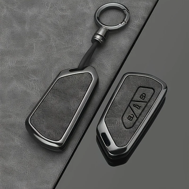 Für VW Volkswagen Golf 8 MK8 ID.3 ID.4 Cupra Skoda Octavia A8 SEAT Leon MK4 Zinklegierung Autoschlüssel-Abdeckung Etui Halter Hülle