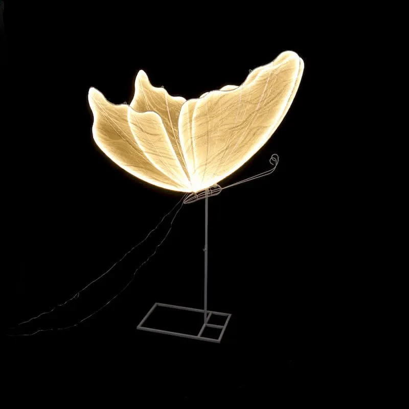 Iron road flower stand, wedding stage layout props, rural wedding roadside accessories, luminous road citation happy characters