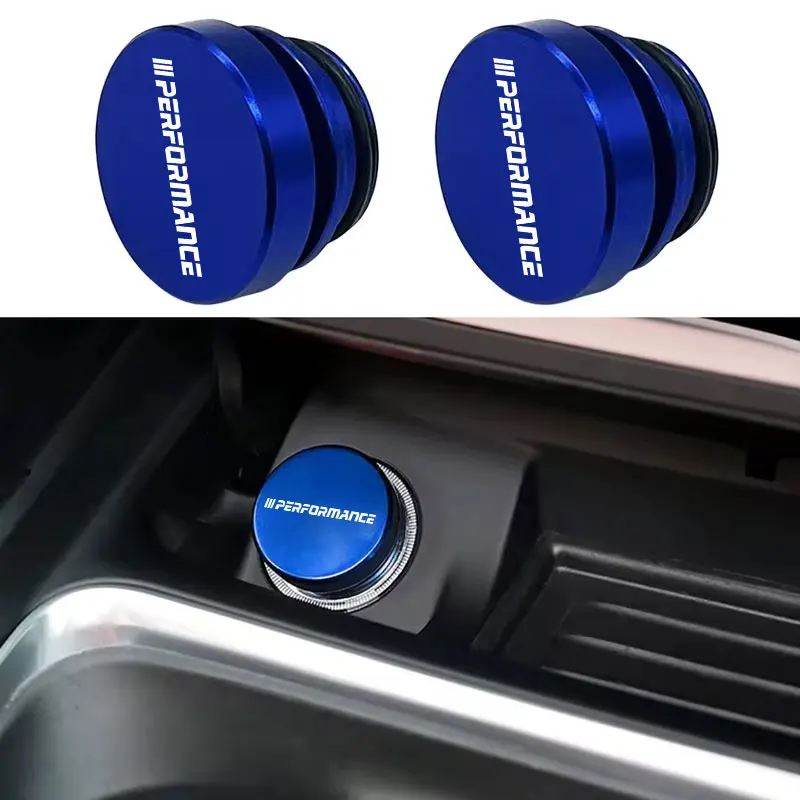 Кнопка пожарной ракеты, автомобильный прикуриватель, анодированный Логотип BMW Performance, замена автомобильного прикуривателя, подходит для большинства транспортных средств