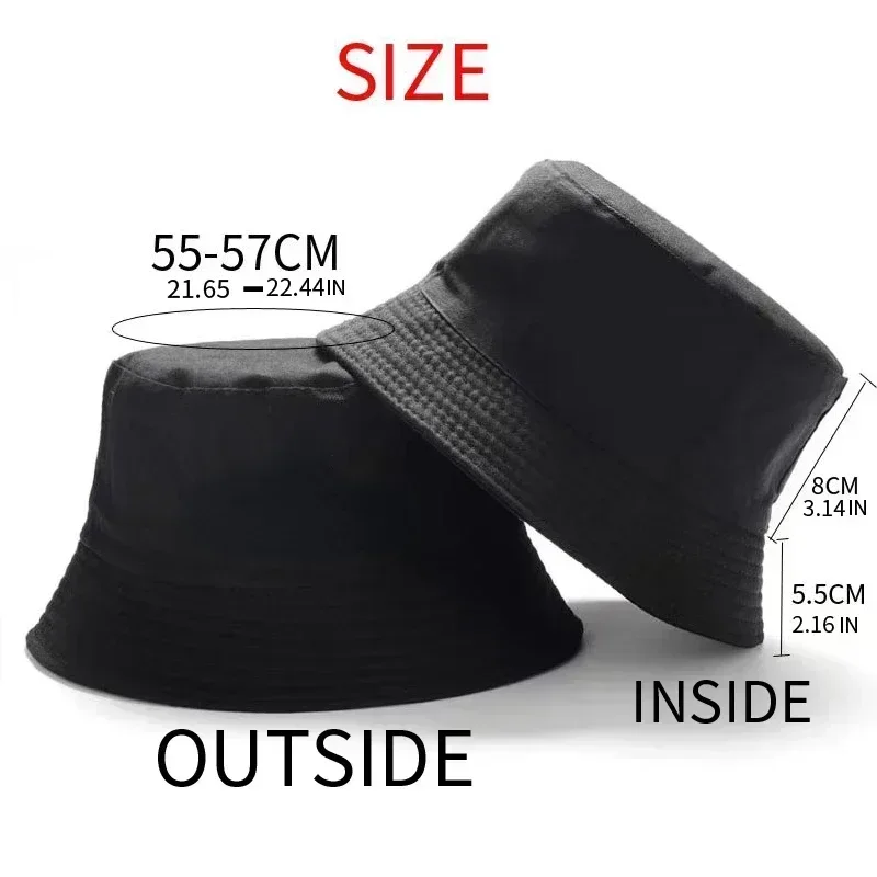 Wholesale New Bob Summer Bucket Hats Reversible Men Ladies Cotton Outdoor Sports Pull Up Fashion Panama Sun Hat Gift Wine Party