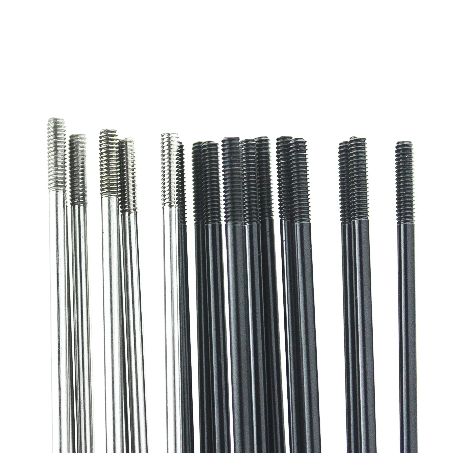High quality 36pcs Bicycle Stainless Steel Spokes High Strength 14G J Bend with Nipples MTB/Road Bike Spokes170mm-300mm BZN001