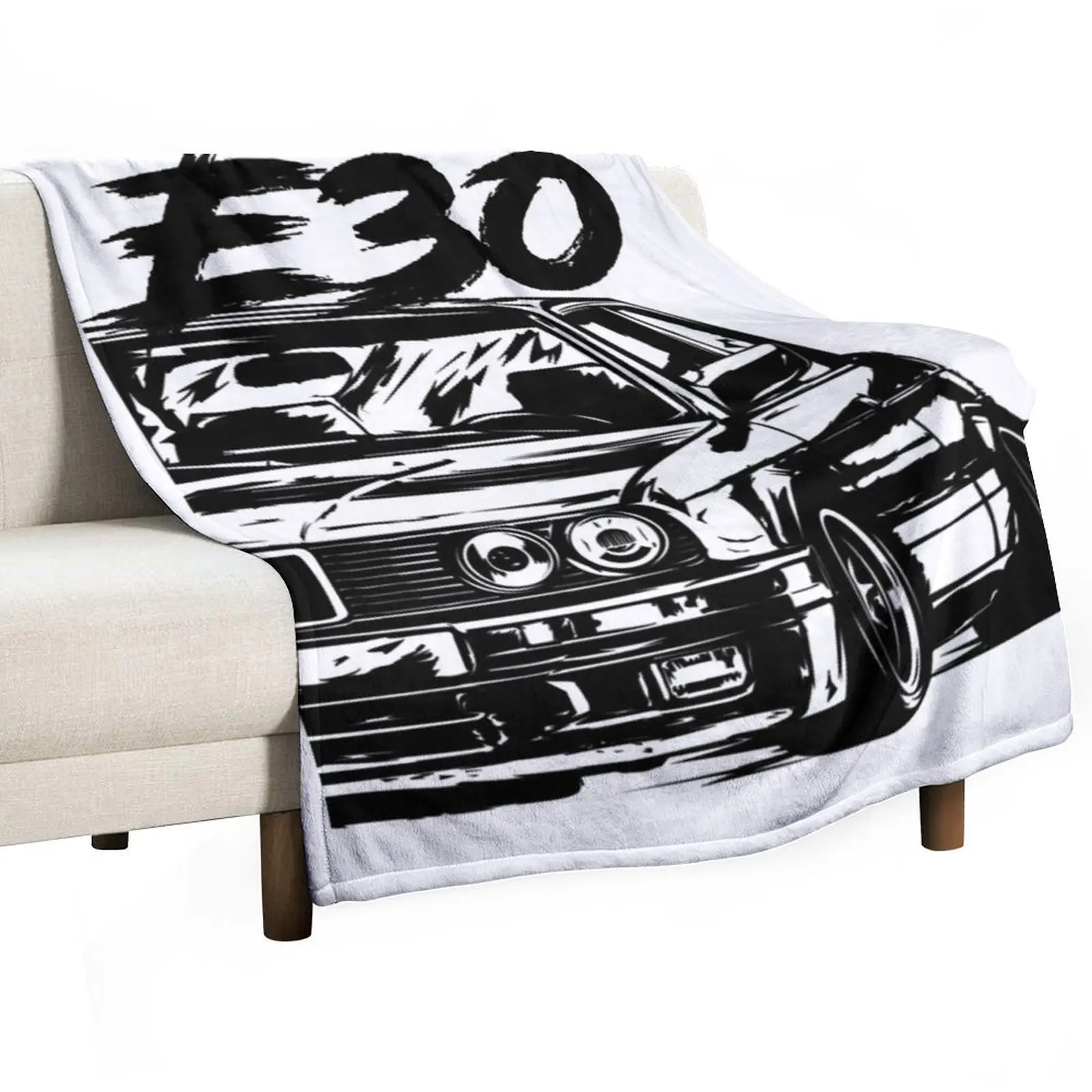 

E30 Dirty Style T-Shirt Throw Blanket Warm halloween Cute Plaid Bed Fashionable Blankets
