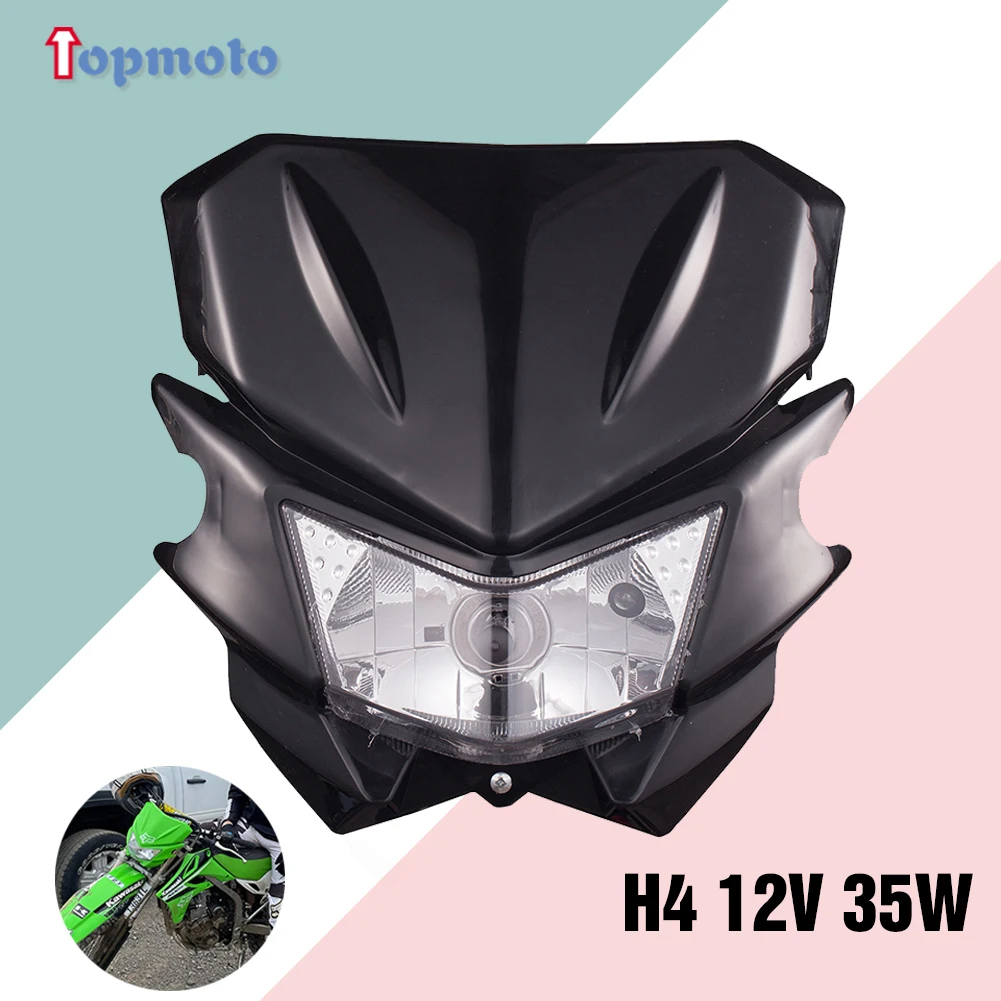 New Motorcycle Head Light Headlight Headlamp For Kawasaki KX250F KX250 450 KX450F KX KLX 450R 110-501 Motocross Enduro