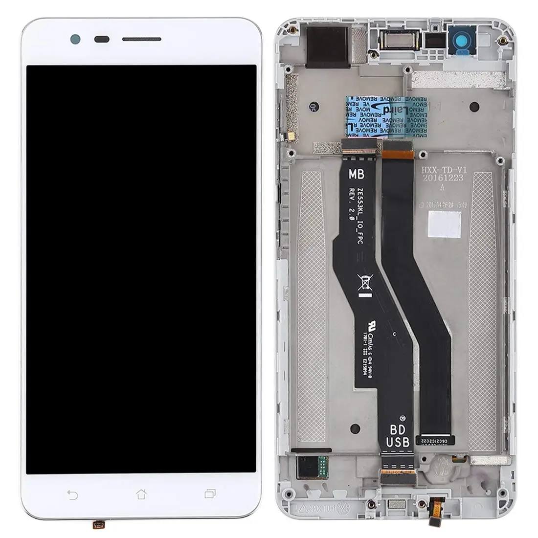 AAA+ For Asus ZenFone 3 Zoom ZE553KL Z01HD Z01HDA LCD Display Touch Screen Digitizer Assembly with frame for Asus ZE553KL LCD