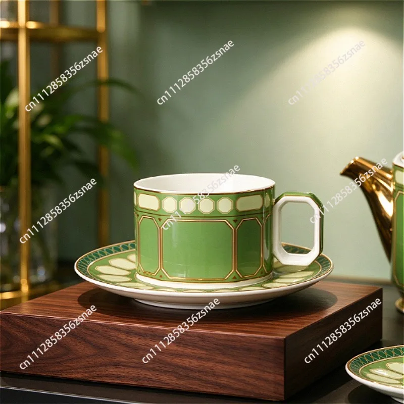 4pcs a set bone porcelain ocffee tea pot cup with saucer