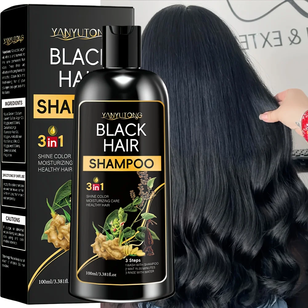 3 in 1 Turmeric Color-Treated Shampoo, Nourishing Color-Treated Shampoo Gentle Formula, Plant-Based, Light Beige