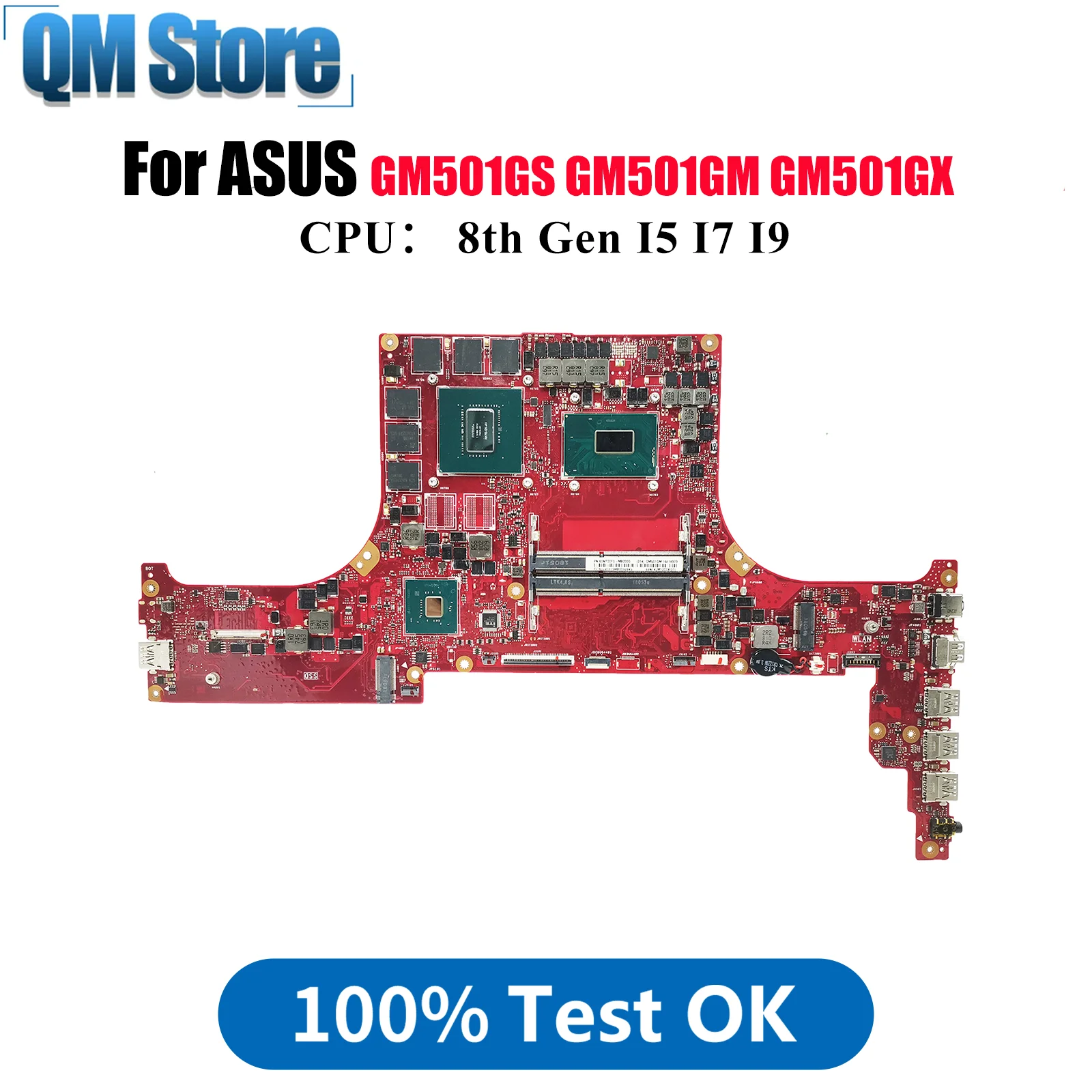 

Материнская плата для ноутбука GM501GM для ASUS ROG Zephyrus M15 MW501G GM501GV GM501G GM501G GM501GM GM501GS GM501GX, материнская плата I5 I7 I9 CPU