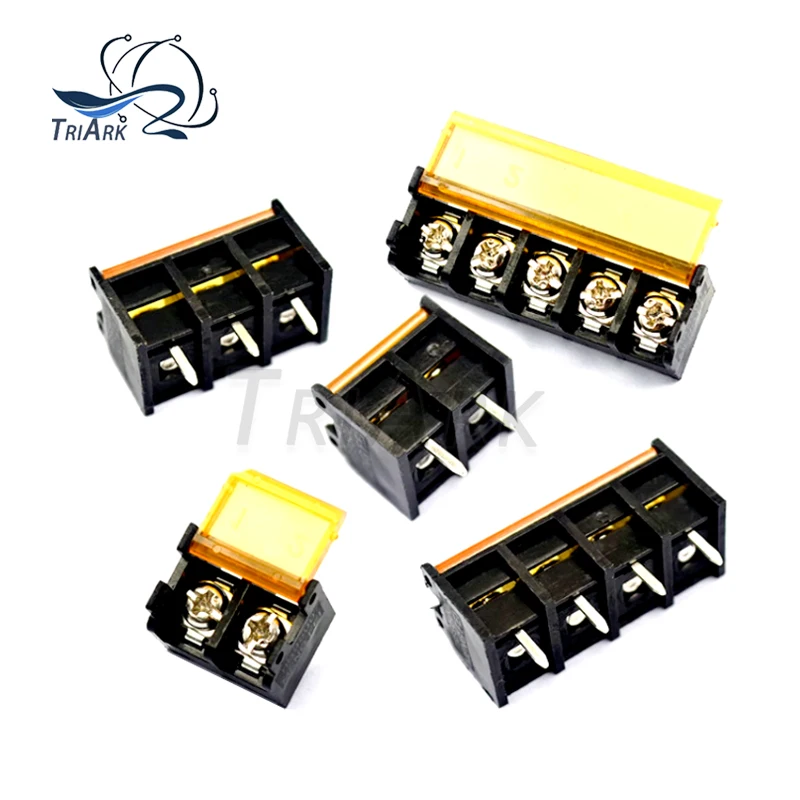 5-10PCS HB9500 2P 3P 4P 5P 6P 7P 8P 9P 10P PCB Screw Terminal Block Connector HB-9500 300V 30A Lid Barrier Terminal 9.5MM Pitch