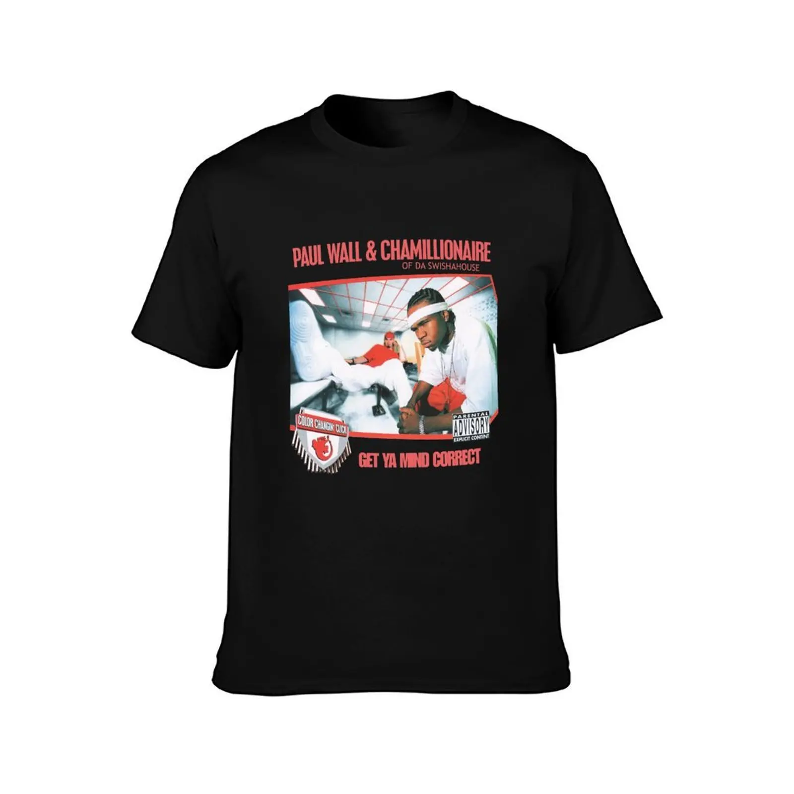 Chamillionaire Get Ya Mind Correct Cotton T-Shirt Basic Lightweight Short Sleeve Tee