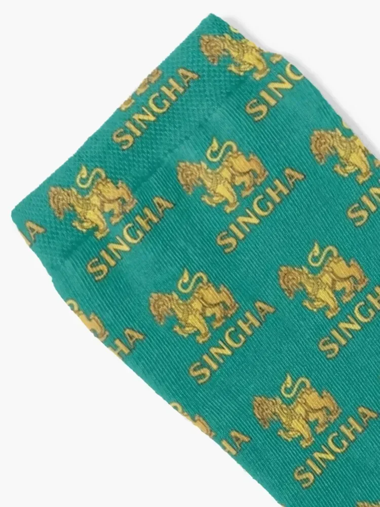 singha beer Classic Socks floral funny sock Climbing Boy Child Socks Women's