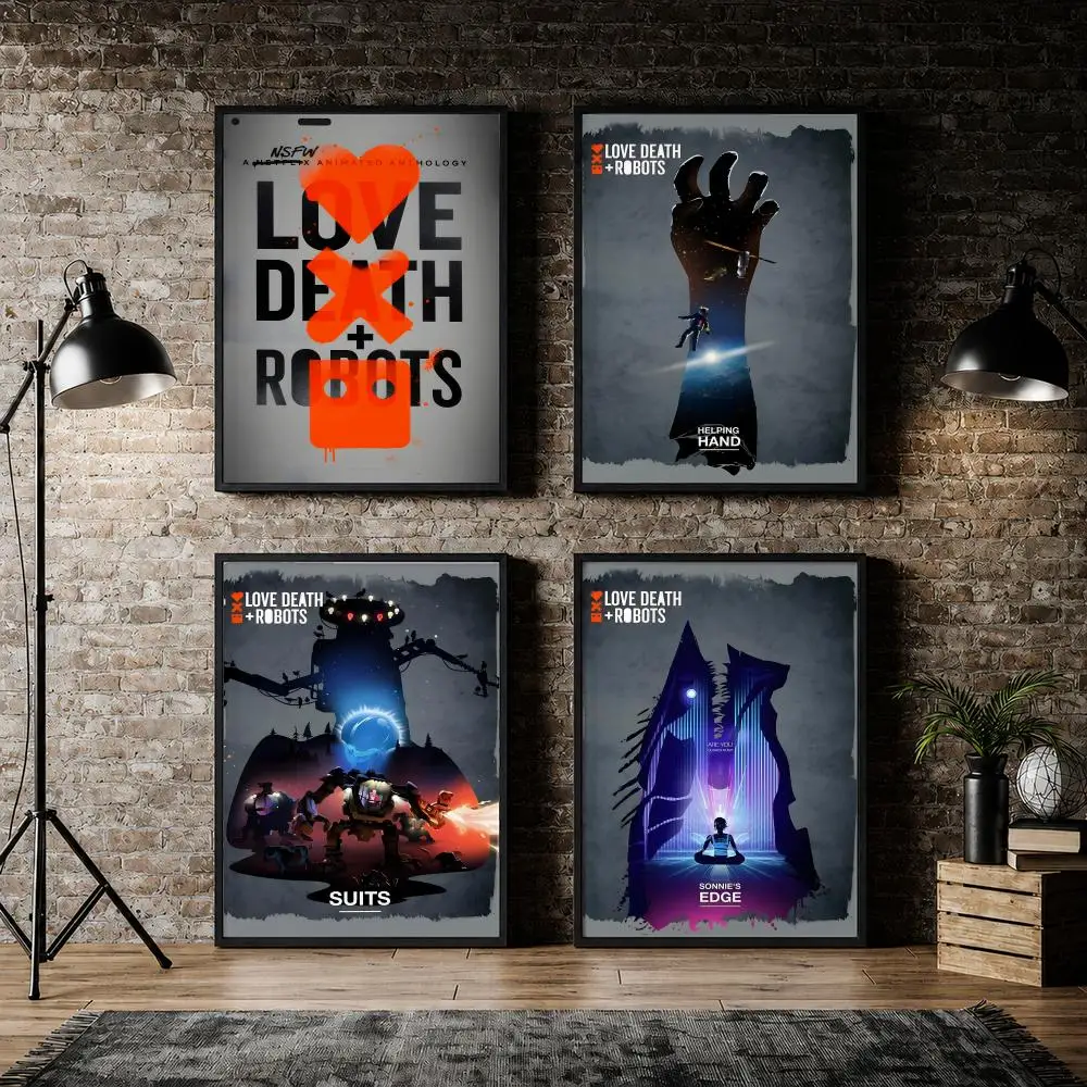 Series Love Death Robots Jibaro Poster PVC HD Peel and Stick Modern Poster Home Office Living Room Dining Room Wall Decor