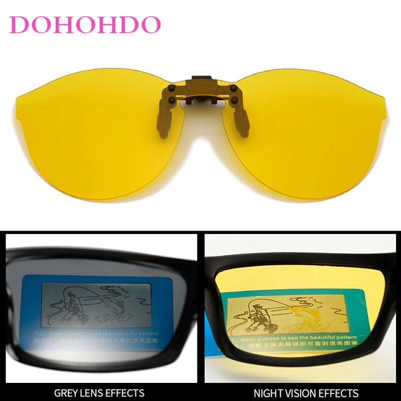 

Outdoor Sports Lenses Clip On Sun Glasses For Men Vintage Designer Night Vision Anti-Glare Glasses Woman Polarized Goggles UV400