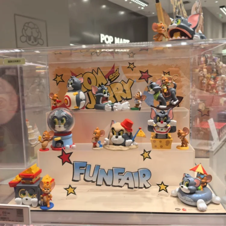 Original POPMART Tom und Jerry Mischief Land Serie Blind Box Sammlerstück Desktop-Ornament Actionfiguren Modelle Spielzeug Geburtstagsgeschenk – Detail 1